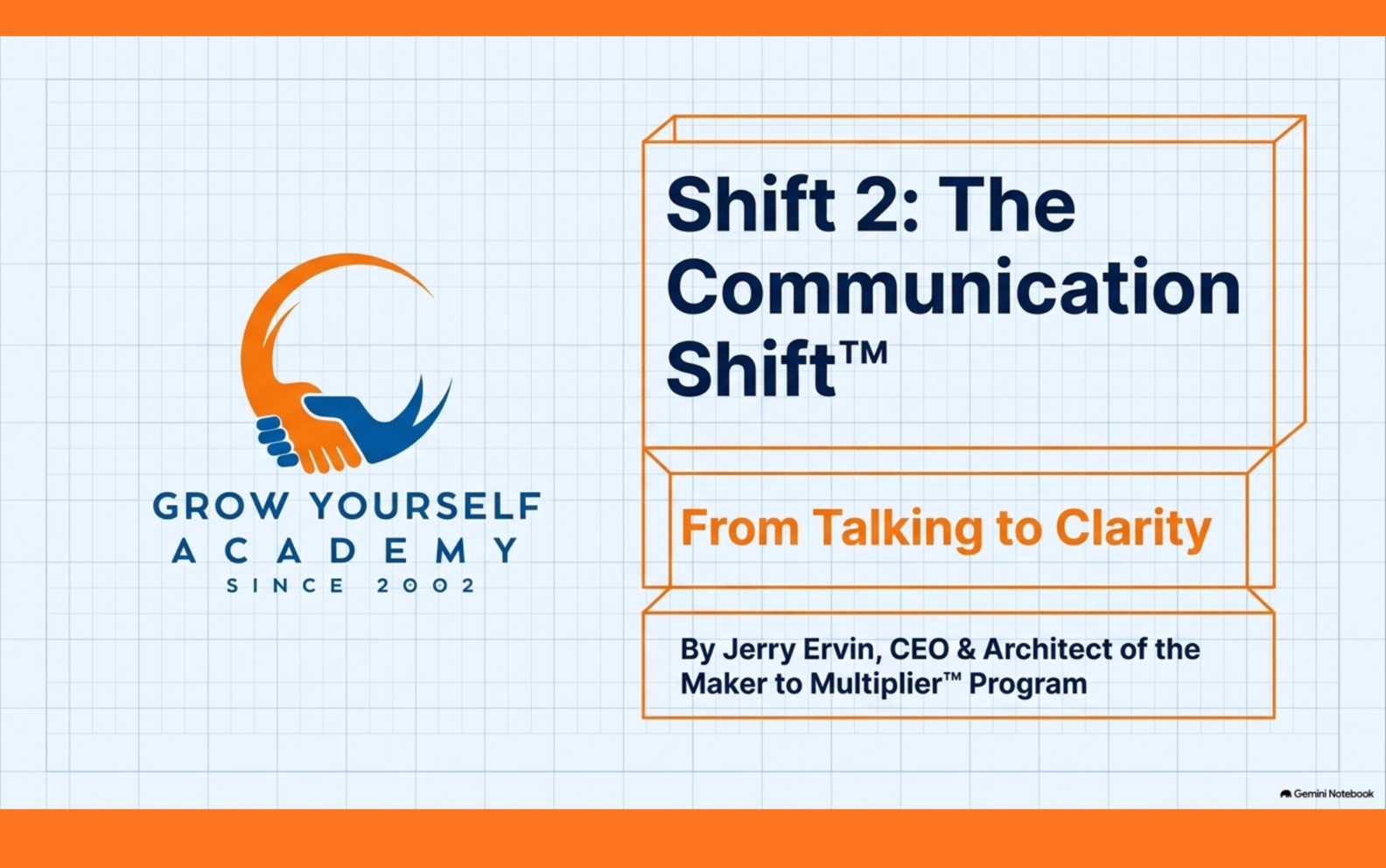 Shift 2: The Communication Shift™ — From Talking to Clarity