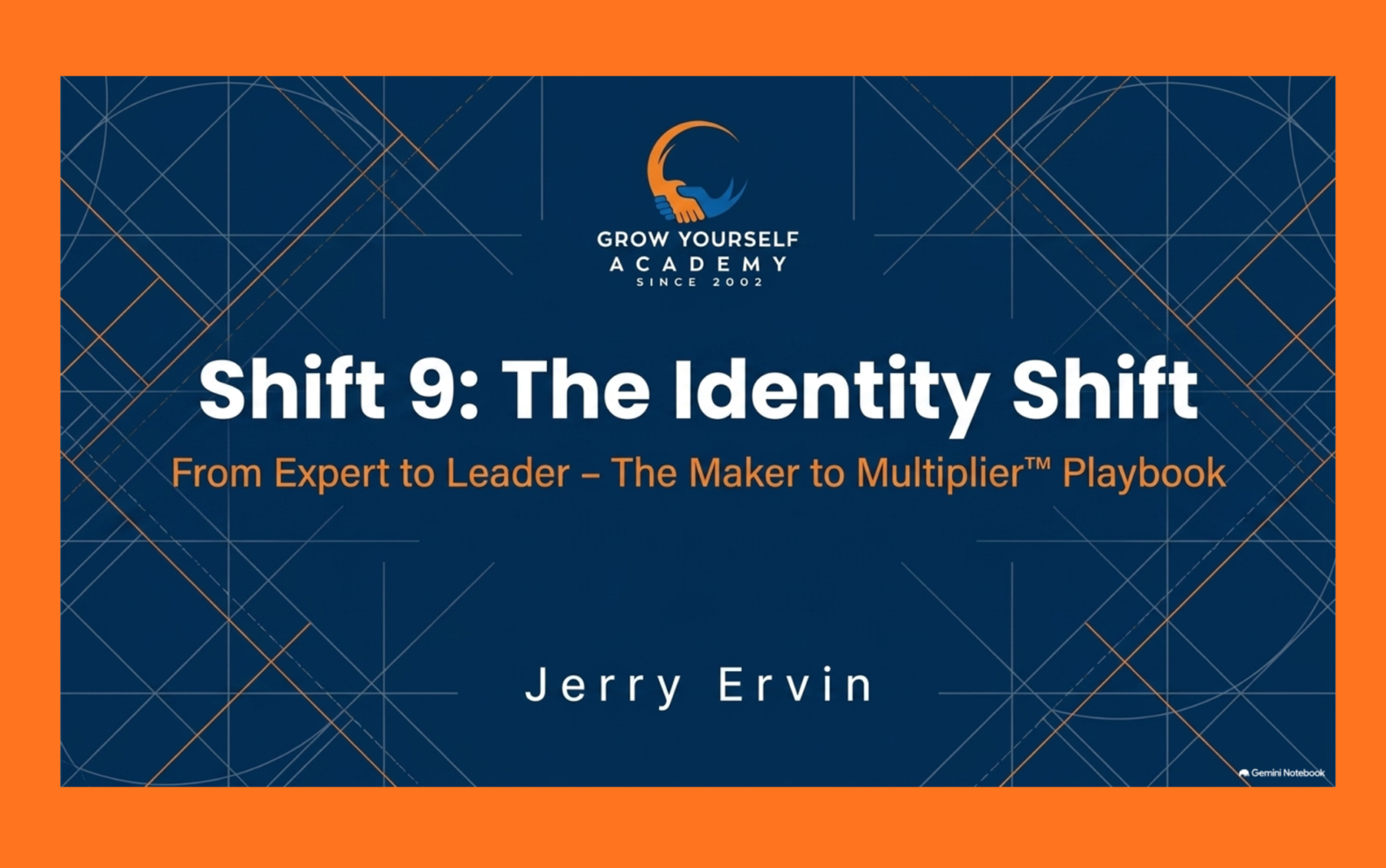 Shift 9: The Identity Shift™ — From Expert to Leader